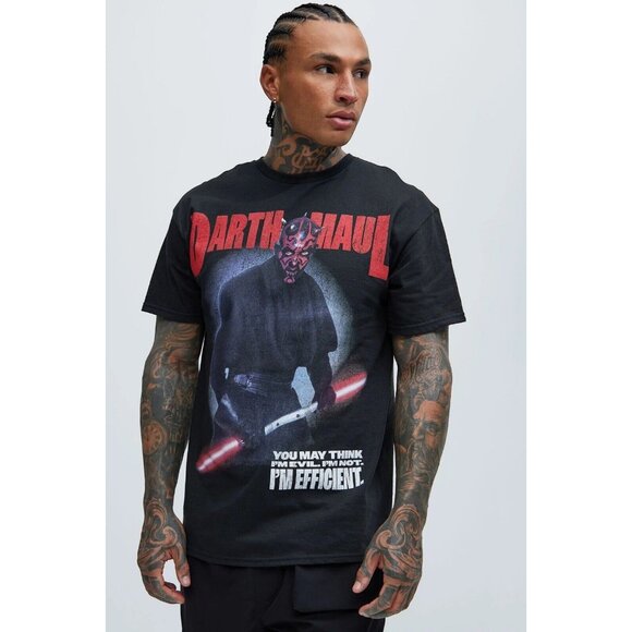 Star Wars Other - Star Wars Darth Maul Efficient Short Sleeve Tee T-Shirt Sci-Fi Movie Mens